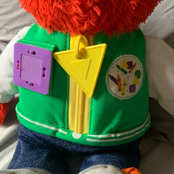 Learning ABC 123 Toy Doll Sesame Street Push Me Elmo Baby Kid - Picture 3 of 5